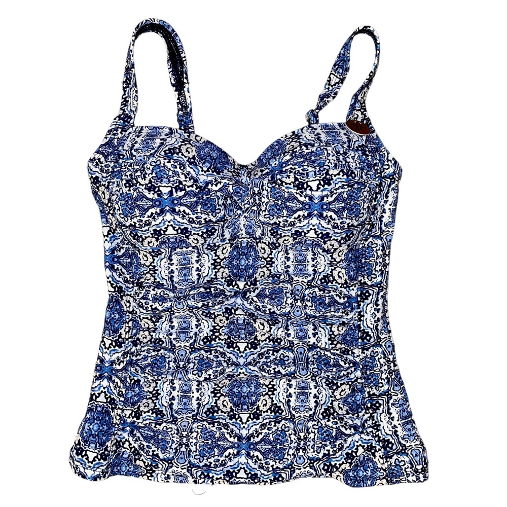 *Nip Tuck Blue & White Tankini Sz 4 NWT Designed in Australia